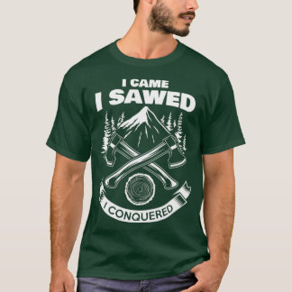 Lumberjack-loggaren, lustig skogsavverkning t shirt