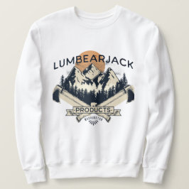 LUMBERJACK M0UNTAIN CREWNECK LÅNG ÄRMAD TRÖJA