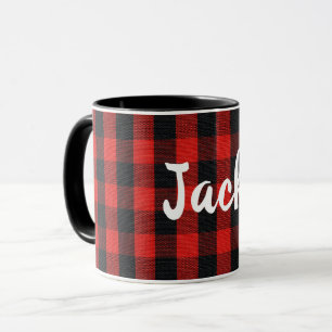 lumberjack med namn mugg