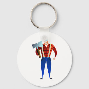 Lumberjack Nyckelring