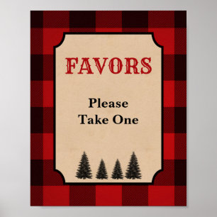 Lumberjack-partiets favoritskylt Red Play Poster