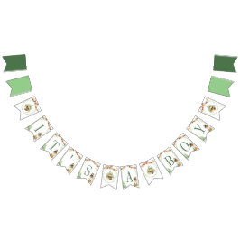 Lumberjack Party buntbanderoll Det är en pojke Vimplar