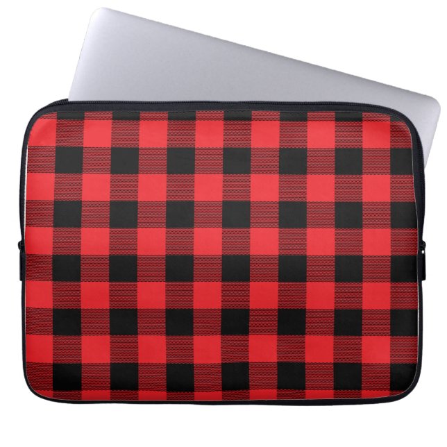 Lumberjack Plaid Seamless Pattern  Laptop Fodral (Framsidan)
