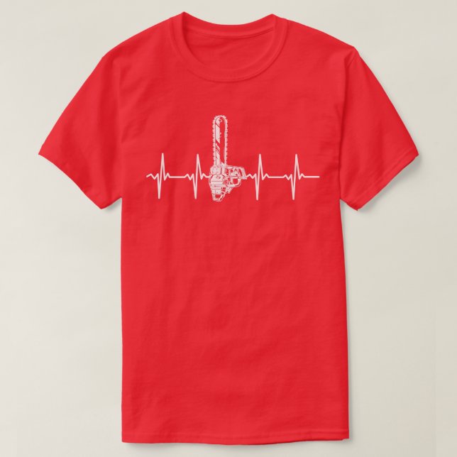 Lumberjack Shirt Lumberjack Heartslag T Shirt (Design framsida)