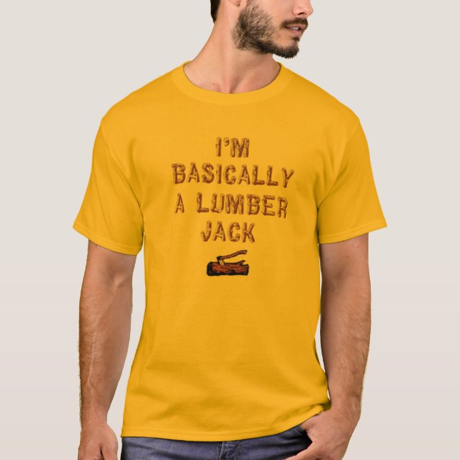 lumberjack t-shirt (Framsida)