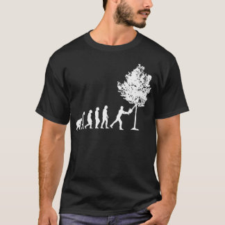 Lumberjack Träarbetare Evolution Träbearbetning T Shirt
