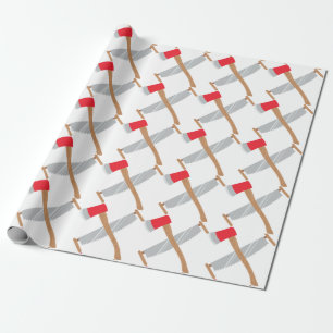 Lumberjack Verktyg Presentpapper