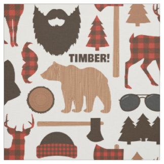 Lumberjackmönster Tyg