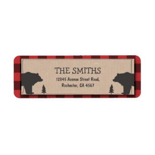 Lumberjackreturadressetikett Returadress Etikett