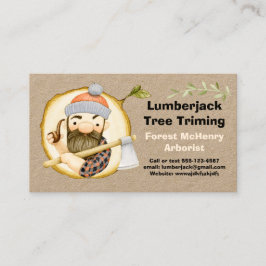 lumberjackvisitkortar visitkort