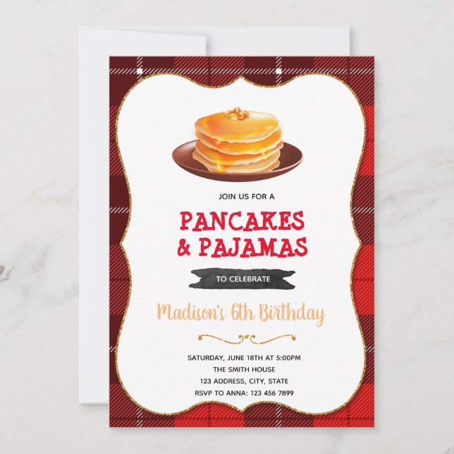 Lumberjakrama inbjudan (Framsida)