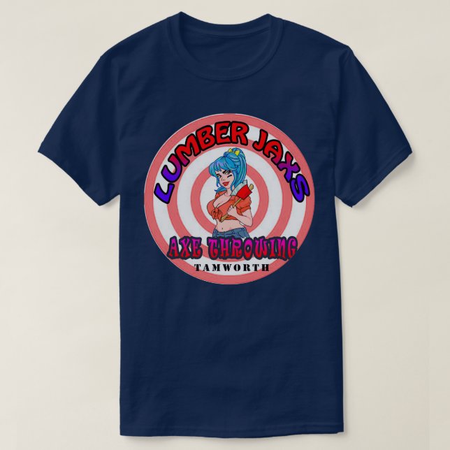 LumberJaxs Ax Throwing 1 T Shirt (Design framsida)