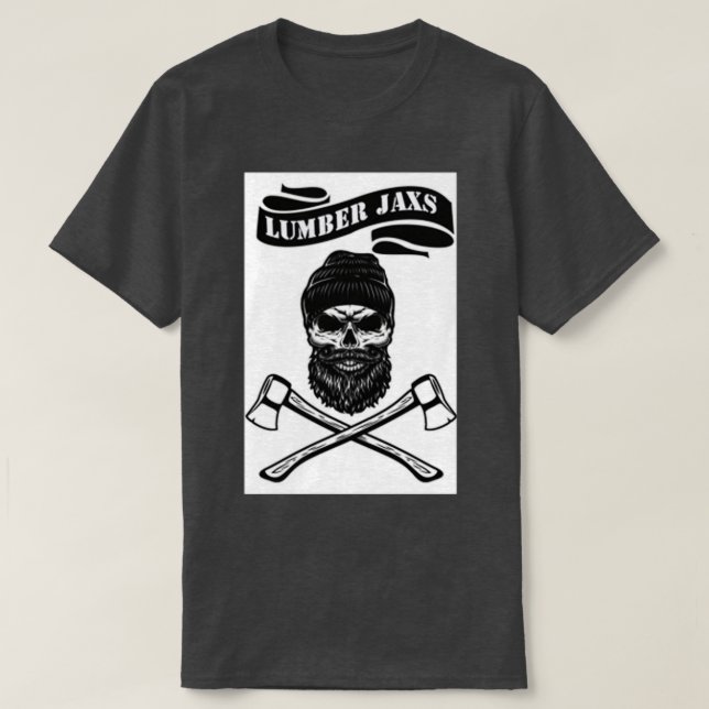 LumberJaxs Axes Throwing Beed T Shirt (Design framsida)