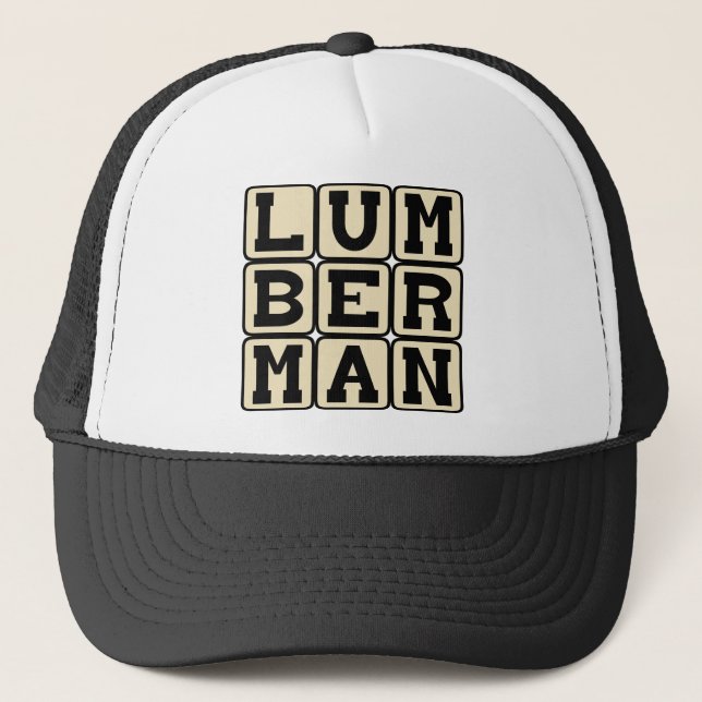 Lumberman, Timber Cutter Truckerkeps (Framsida)