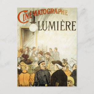Lumière Brothers Cinema Poster Vykort