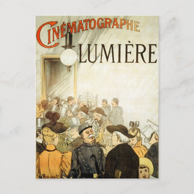 Lumière Brothers Cinema Poster Vykort (Framsida)
