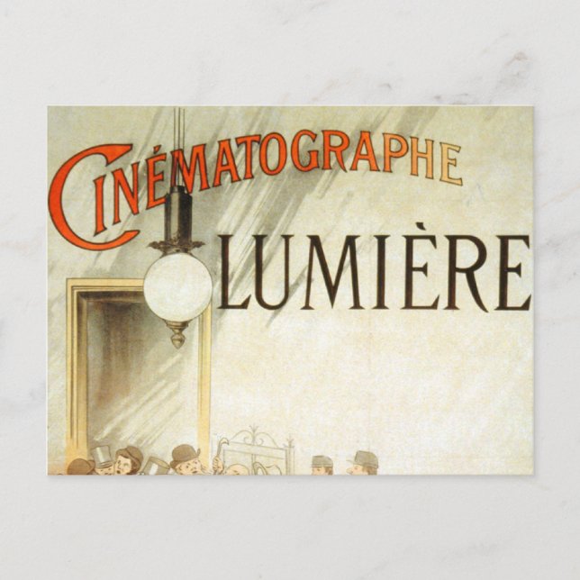 Lumière Brothers Cinema Poster Vykort (Framsida)