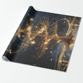 Lumina Arbor – Golden Tree Gift Wrap Presentpapper