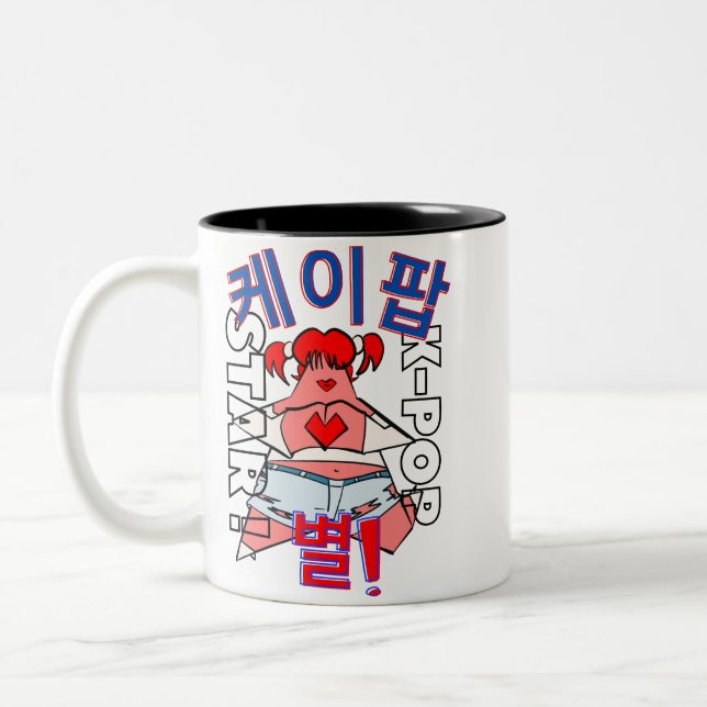 LUMINA K-Pop Idol Mug Två-Tonad Mugg (Vänster)