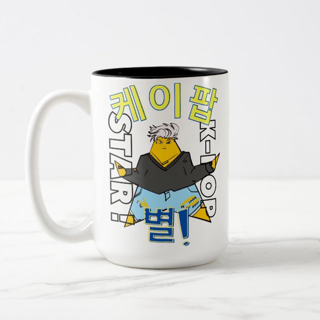 LUMINA K-Pop Idol Mug Två-Tonad Mugg (Vänster)