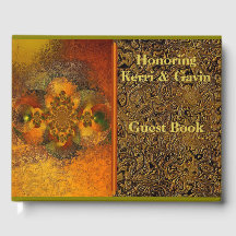 ’Luminaries’ (Fall) Bröllop Guest Bok