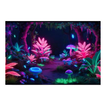 Luminaskogen: Viskningsljus i Neon