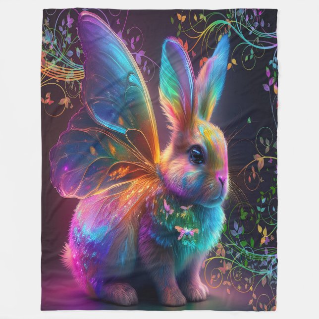 Luminescent Bunny Fleecefilt (Framsidan)