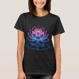 Luminescent Lotus: Blooming Radiance T Shirt