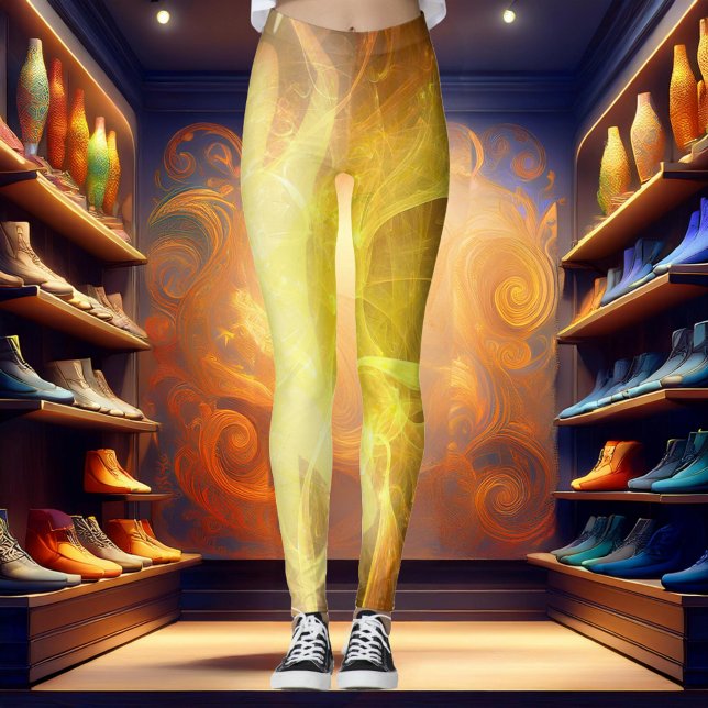 Luminescent Resilience Guld Leggings (Skapare uppladdad)