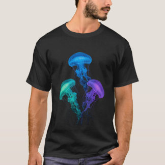 Luminescerande maneter avgrund t shirt