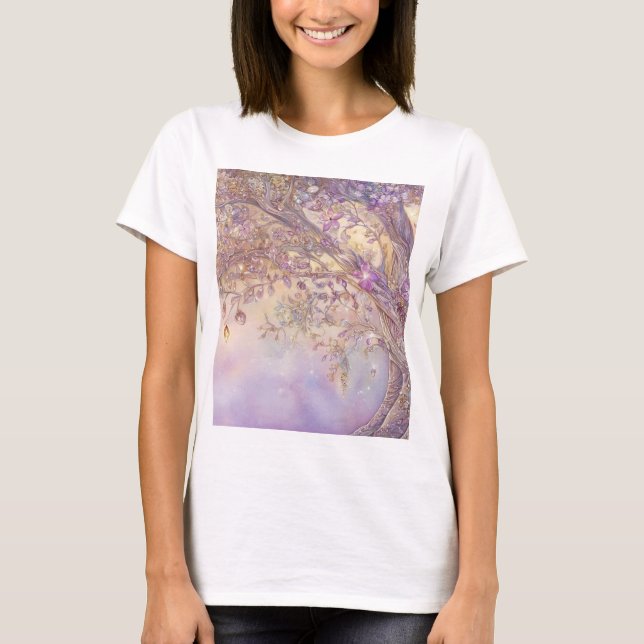 Luminiscent skog t-shirt (Framsida)
