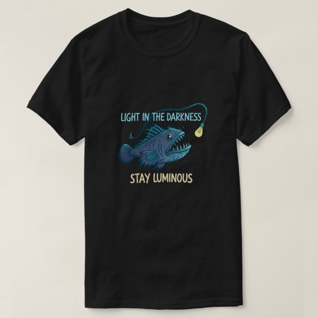 Luminös angulk Nattlight Shirt - må vara låret T Shirt (Design framsida)