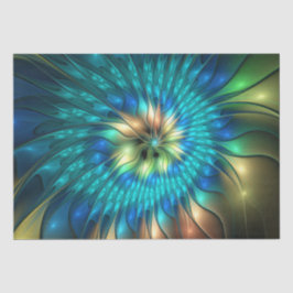 Luminös Fantasy Flower, Colorful Abstrakt Fractal