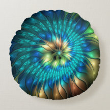 Luminös Fantasy Flower, Colorful Abstrakt Fractal