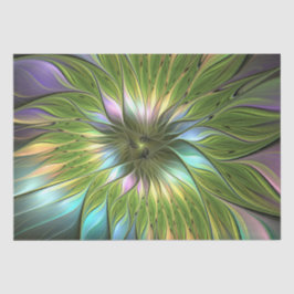 Luminös, färglös Flower Fractal Art