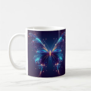Luminös fjärilsmagisk Kaffe mugg