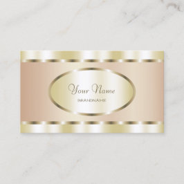 Luminös Guld Effect Färg Modern och Elegant Visitkort