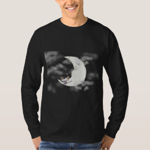 Luminös halvmåne för män, långärmad - Celest T Shirt