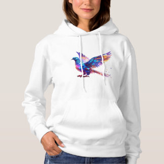 Luminös Kristallduva Konsttryck T Shirt