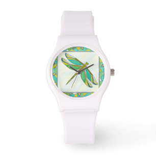 Luminös Pastel Dragonfly av Vanna Lam Armbandsur