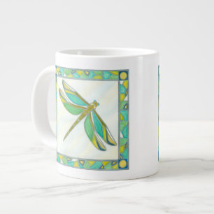 Luminös Pastel Dragonfly av Vanna Lam Jumbo Mugg