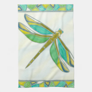 Luminös Pastel Dragonfly av Vanna Lam Kökshandduk