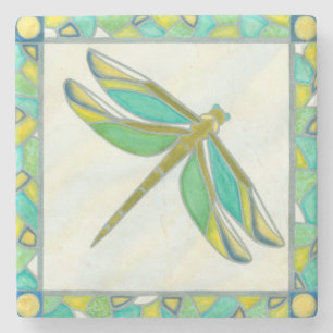 Luminös Pastel Dragonfly av Vanna Lam Underlägg Sten