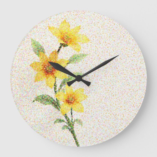 Luminös teckning stor klocka (Framsida)