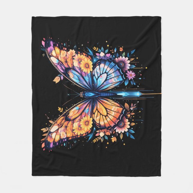 Luminös uppblåsning fleecefilt (Framsidan)