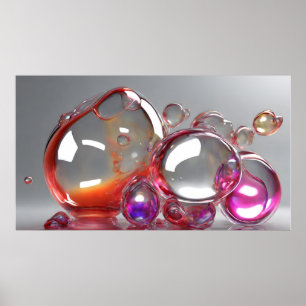 Luminösa bubblor poster