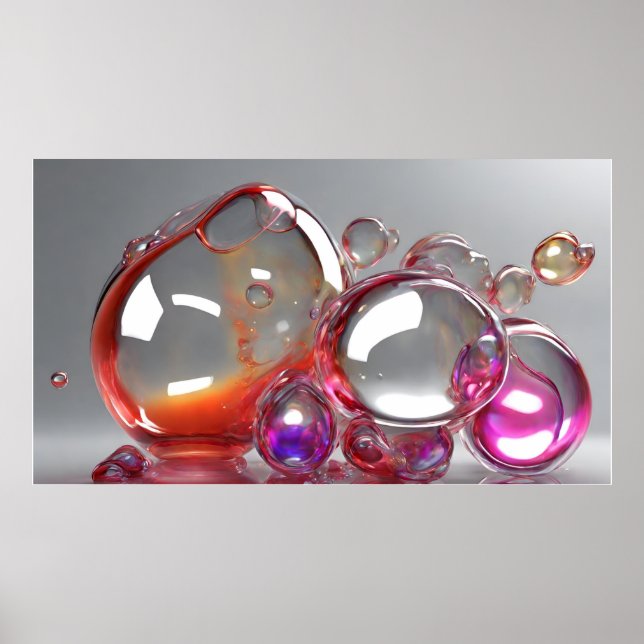Luminösa bubblor poster (Framsidan)