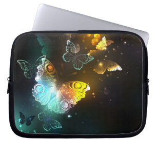 Luminösa fjäril och nattfjärilar laptop fodral