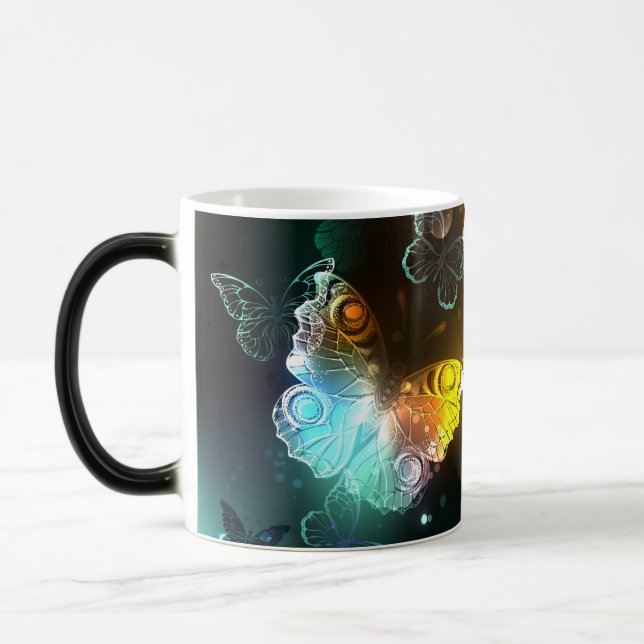 Luminösa fjäril och nattfjärilar magisk mugg (Vänster)