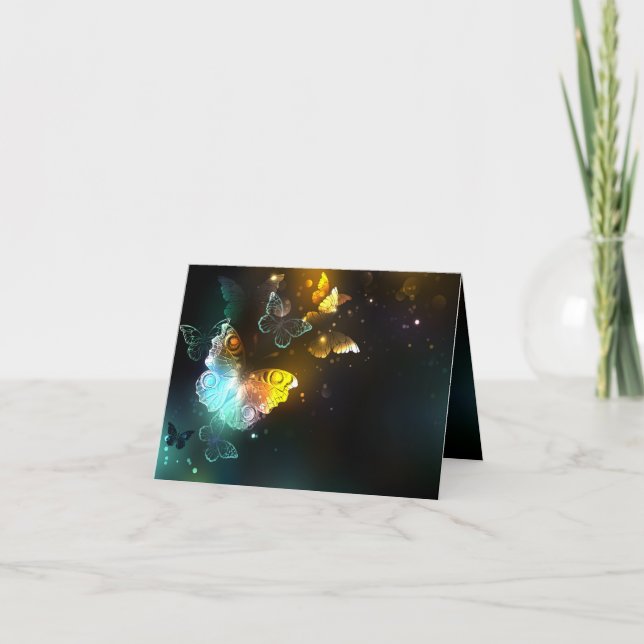Luminösa fjäril och nattfjärilar meddelande (Framsida)